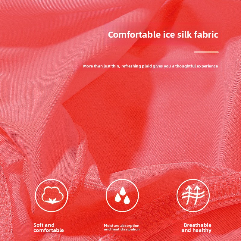 Heren ijszijden slipje met lage taille en dunne, sexy T-broek, ademend_voghion.com