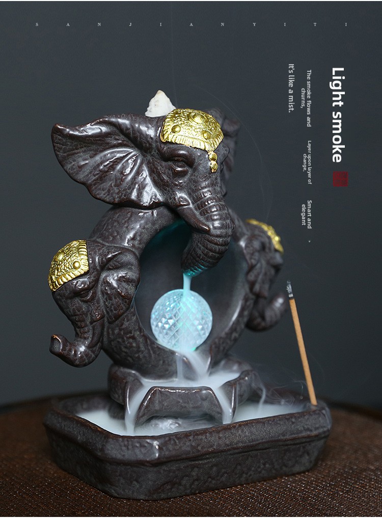 3 Qiao Wei - Elephant God Backflow Fragrance Ornament _04