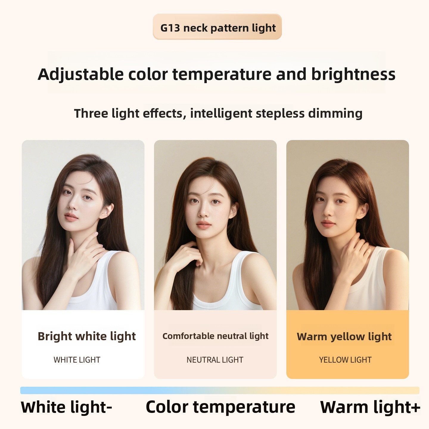 Live Chin Light, Whitening Neck Light, Desktop Lighting Light, Live Streaming Specific Beauty Supplement Light, Surface Light_voghion.com