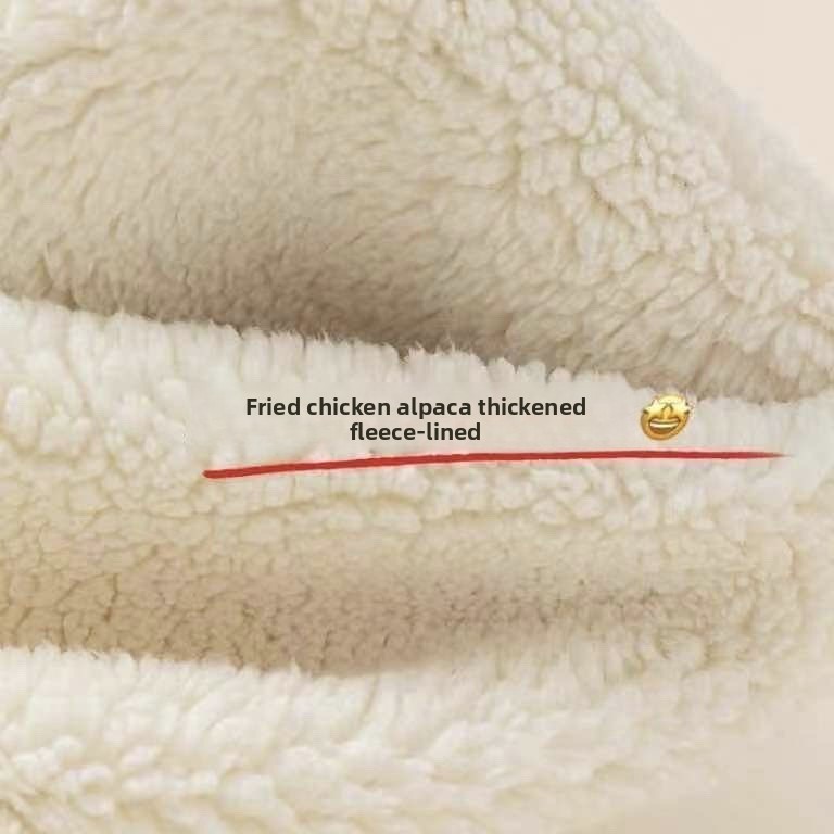 Boys Winter Fleece Thickened Sweater Baby Winter Hooded Jacket Children's Integrated Fleece Warm Top Tide_voghion.com