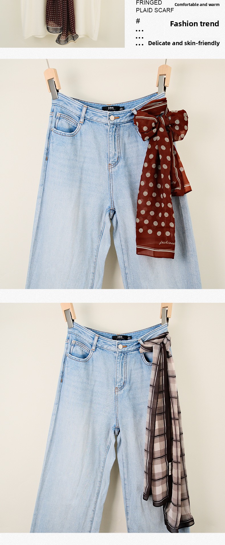 Sciarpa di seta chiffon nuova autunno 2025, leggera e sottile, sciarpa francese, protezione solare, foulard, cintura decorativa_voghion.com