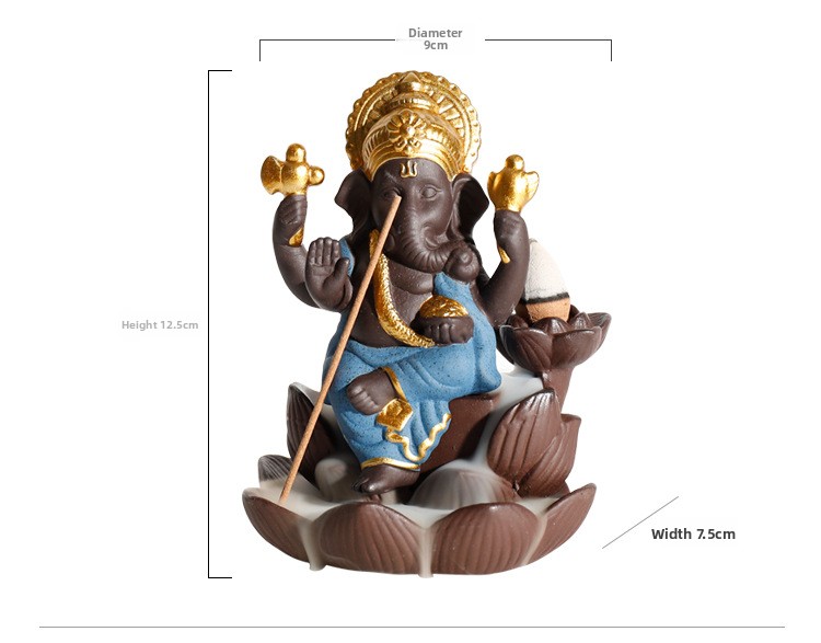 Treasure Elephant Sitting Lotus _03 jpg