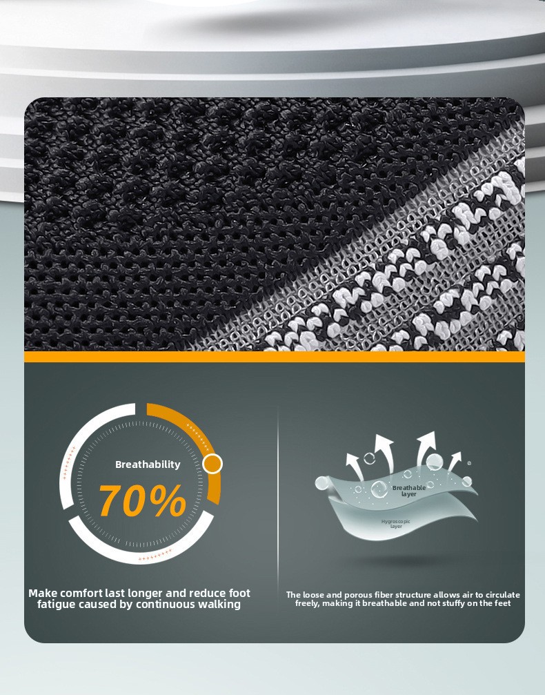 Große Größen Herrenschuhe Neue Marathon-Langstreckenlaufschuhe, atmungsaktive und leichte Laufschuhe Herren Flywoven Mesh Joggingschuhe_voghion.com