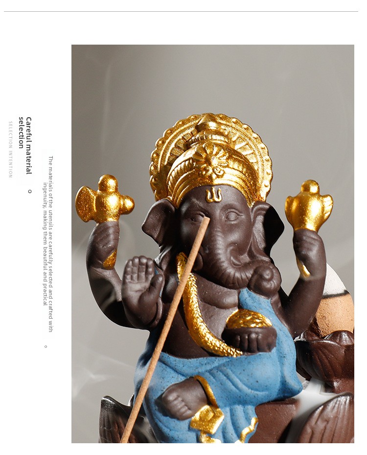 Treasure Elephant Sitting Lotus _15 jpg