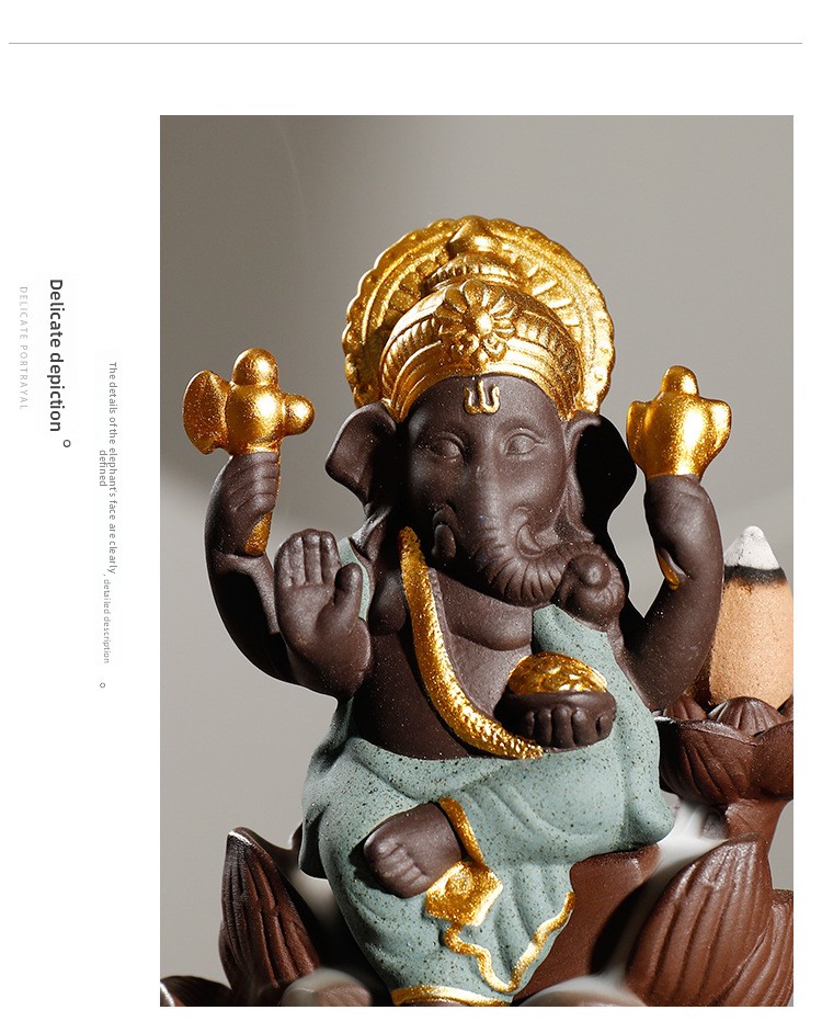 Treasure Elephant Sitting Lotus _18 jpg