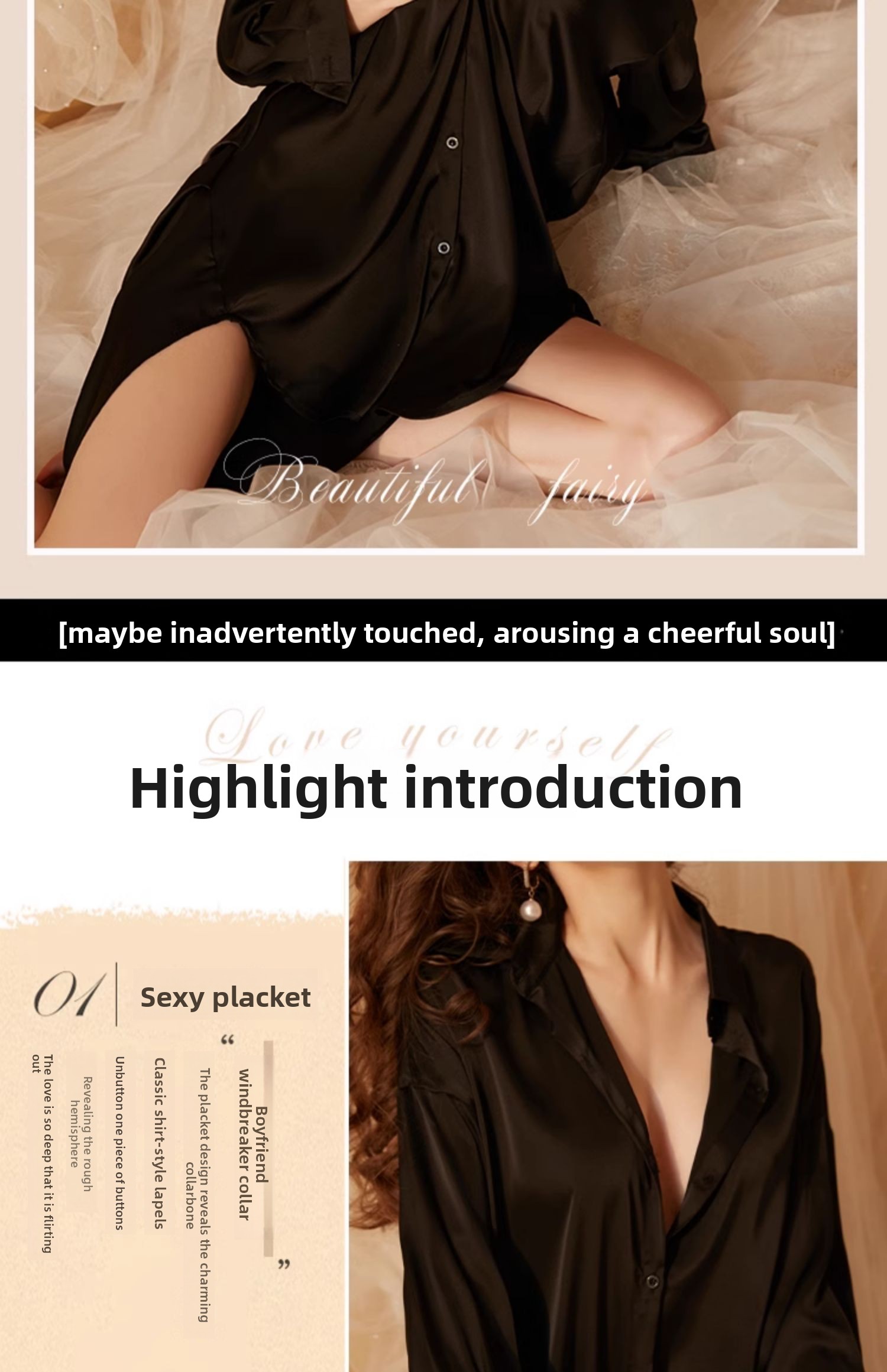 Pyjama sexy haute féminité 2025, nouvelle chemise de nuit grande taille en soie glacée, vêtements de détente fins_voghion.com