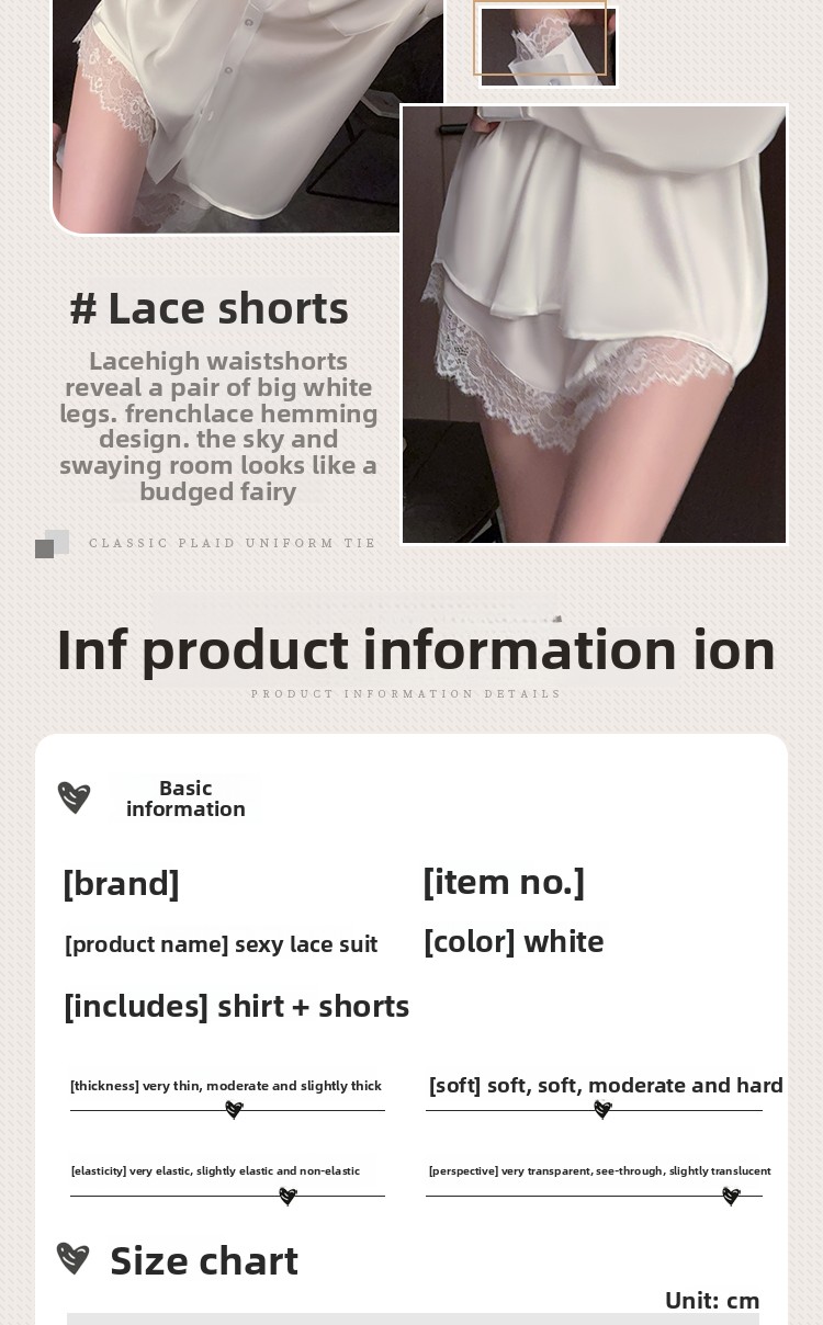Sexy Pajamas Summer Women's 2025 New High-end Long-sleeved Pure Desire Loose Lace White Shirt Nightdress Home_voghion.com