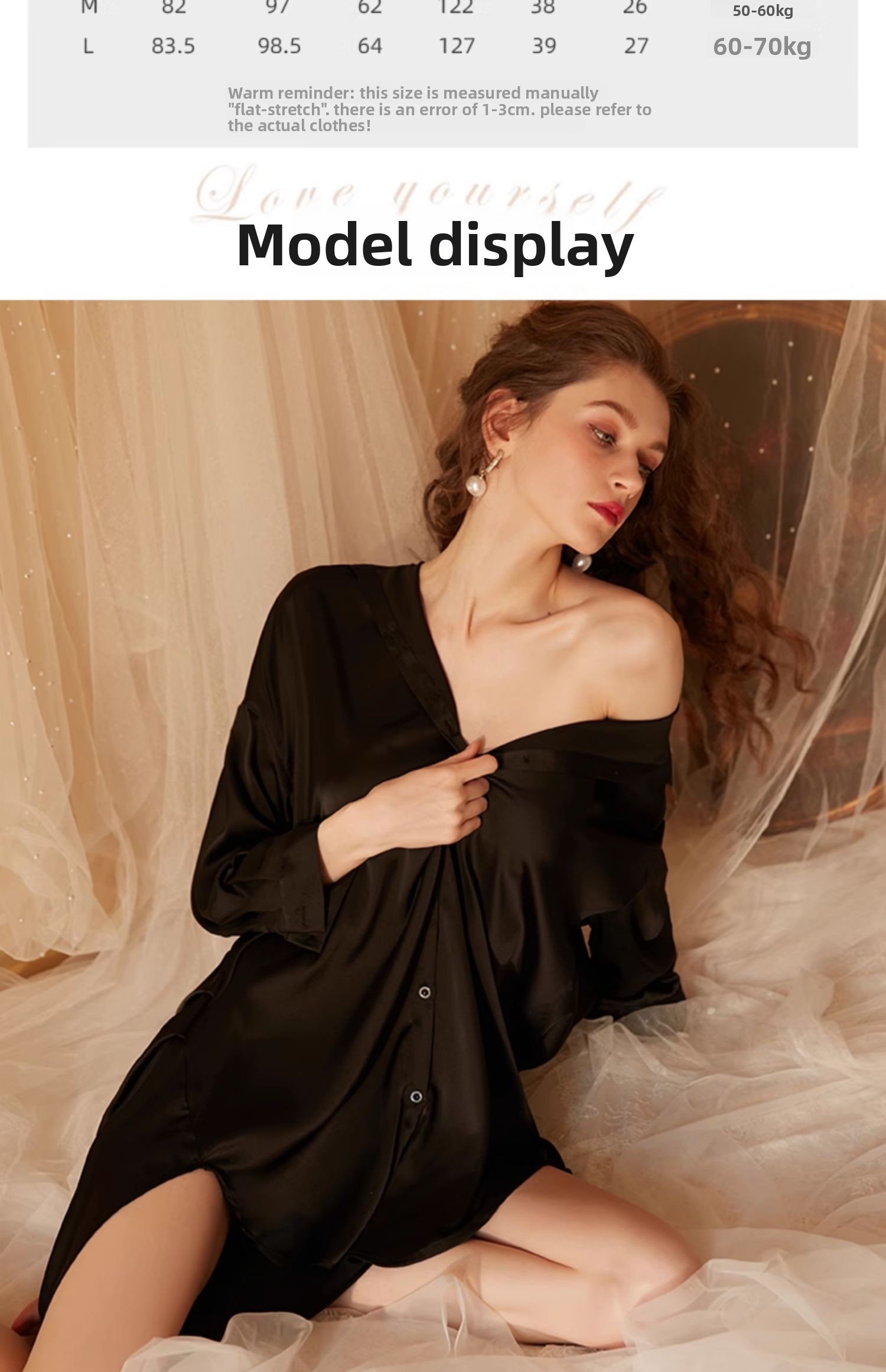 Pyjama sexy haute féminité 2025, nouvelle chemise de nuit grande taille en soie glacée, vêtements de détente fins_voghion.com