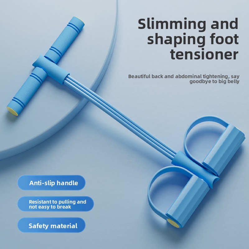 Pedal Pull Device Fitness Sit-ups Auxiliary Device Abdominal Roll Abdominal Slim Belly Yoga Equipment Stomach Rope_voghion.com