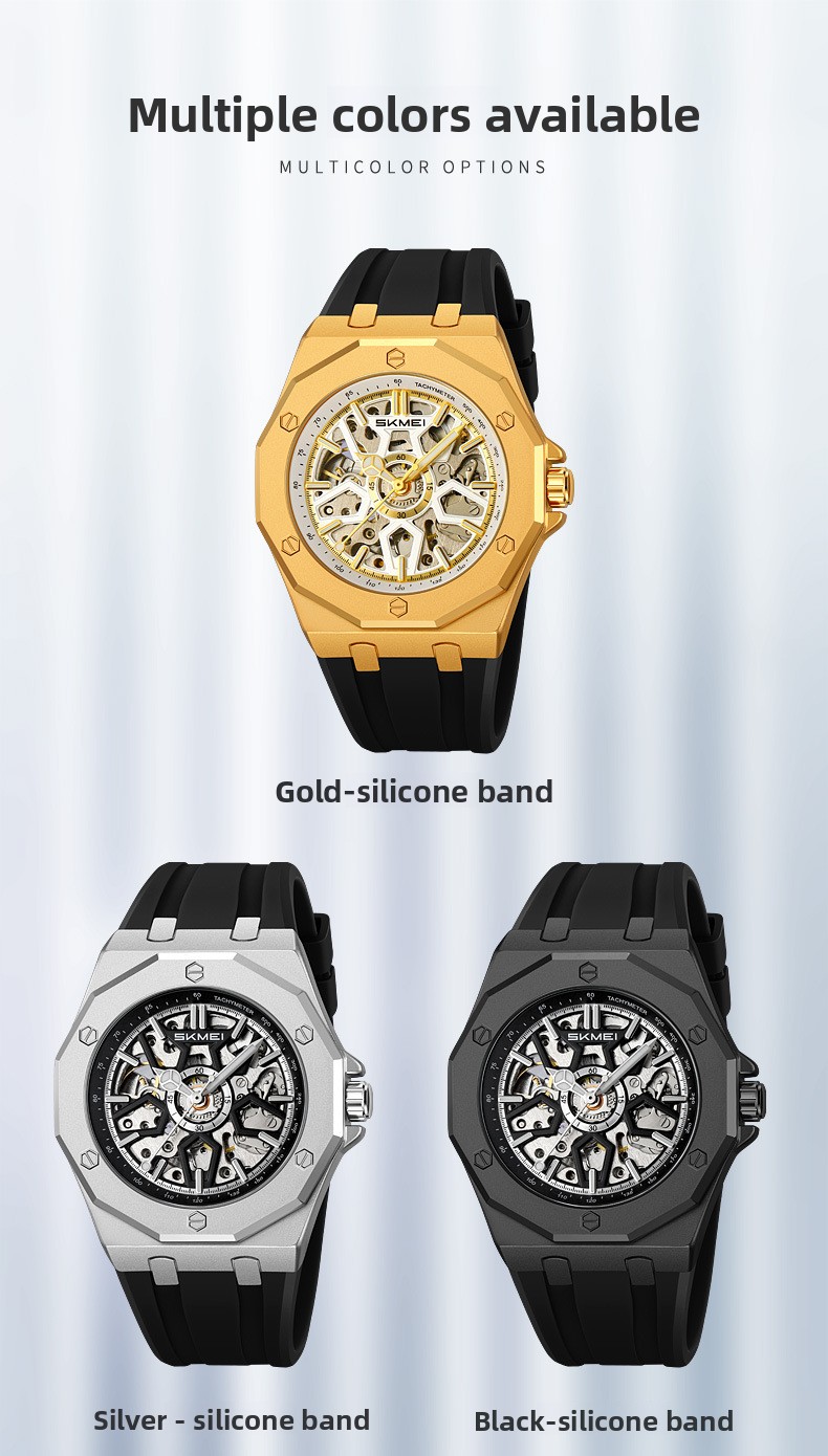 Yeni Saat Erkekler İçin Mekanik Otomatik Aydınlatmalı Saat Üst Düzey Moda Mekanik Saat_voghion.com